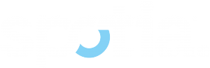 Spotia logo white (for dark background)
