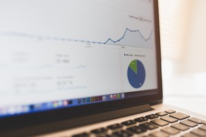 Google Analytics on laptop screen