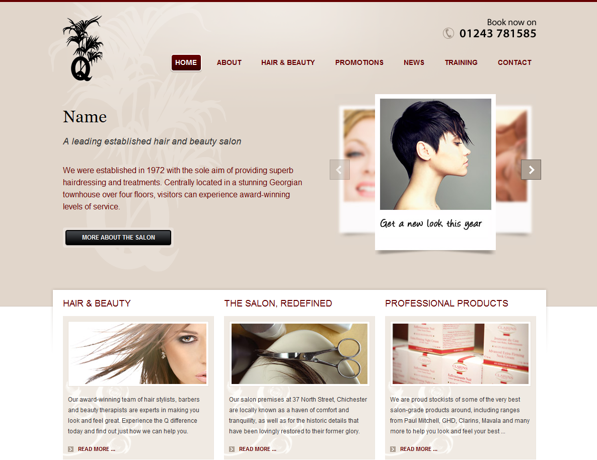 Barber website