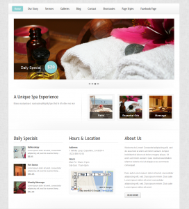 Beauty salon website