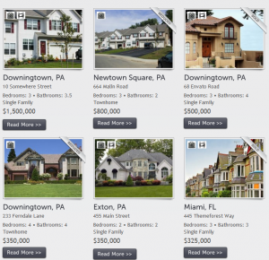 Real estate property listing