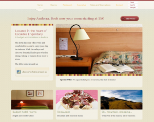 Hotel webdesign