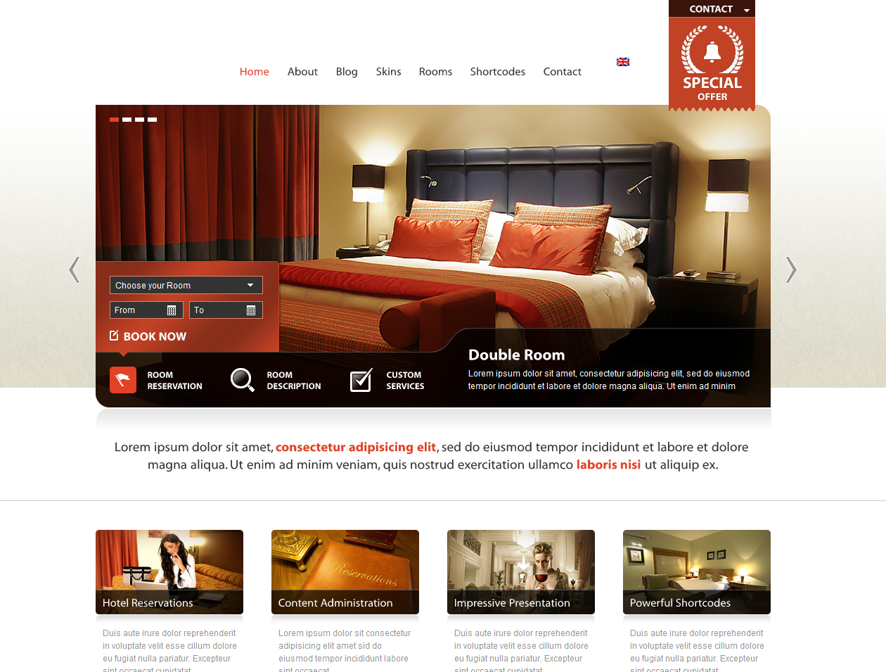 Hotel webdesign