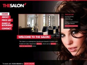 Hairdresser website