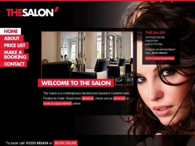 Make Your Own Hair Salon Website Spotia